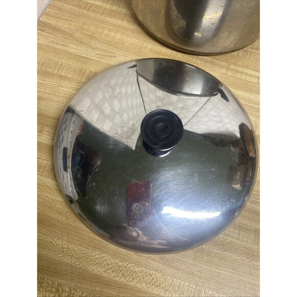 Revere Ware 4 1/2 Qt Copper Clad Stainless Steel Stock Pot Pan With Lid - Picture 5 of 8